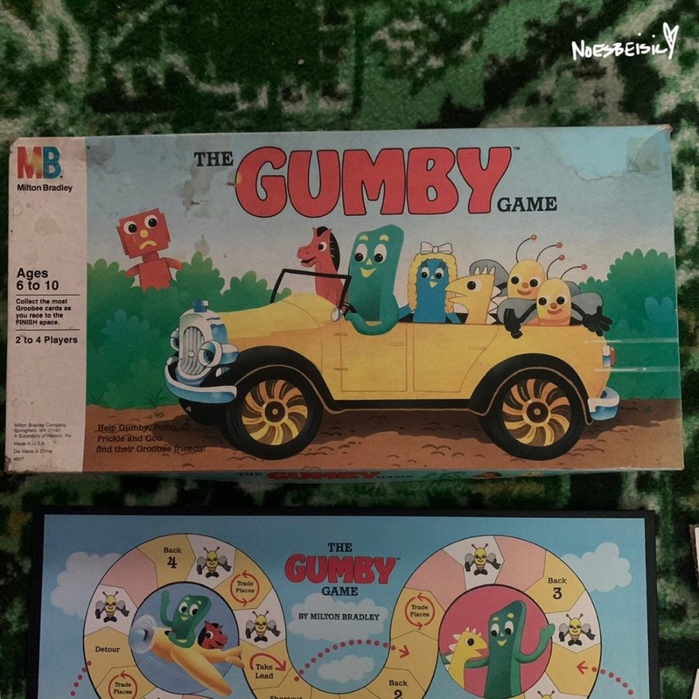 🚫SOLD•E✝️SY🚫 Rare Vintage 80s The Gumby Game - Picture 2 of 10